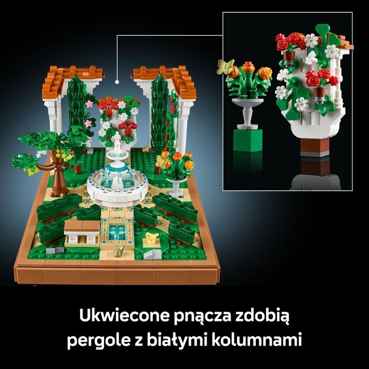 LEGO Icons, Fontanna w ogrodzie, 10359