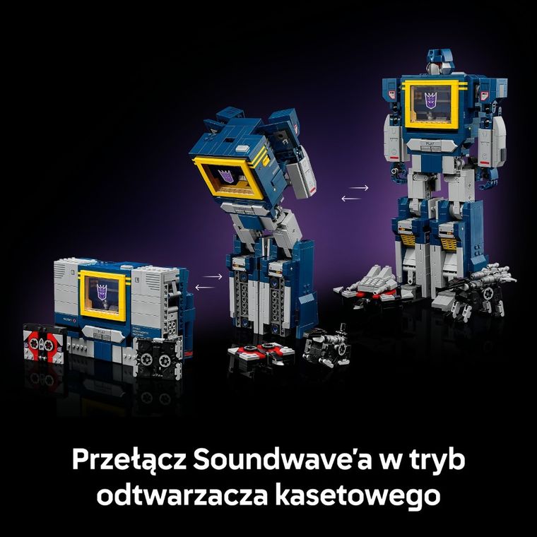 LEGO Icons, Transformers: Soundwave, 10358