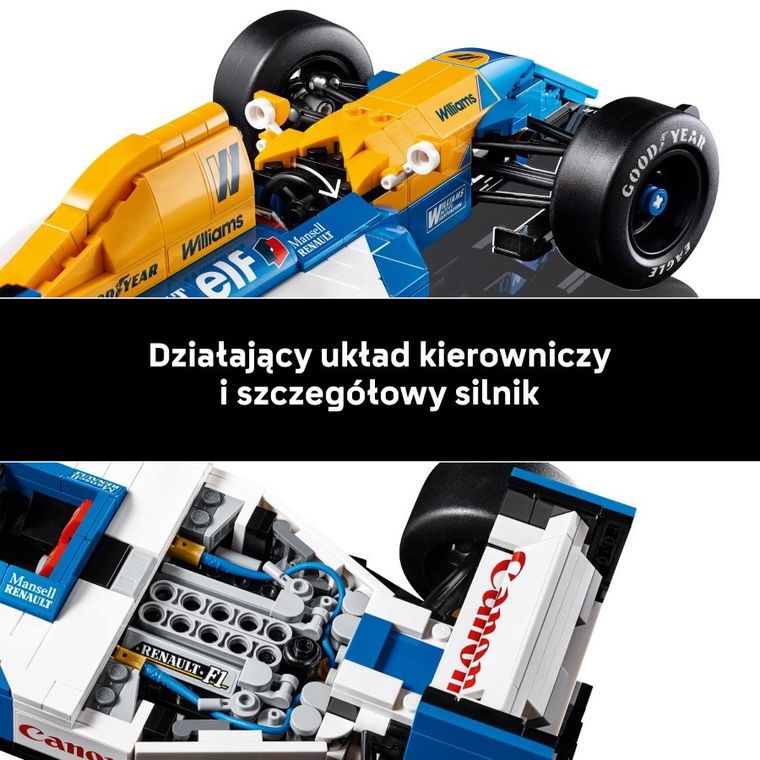 LEGO Icons, Williams Racing FW14B i Nigel Mansell, 10353