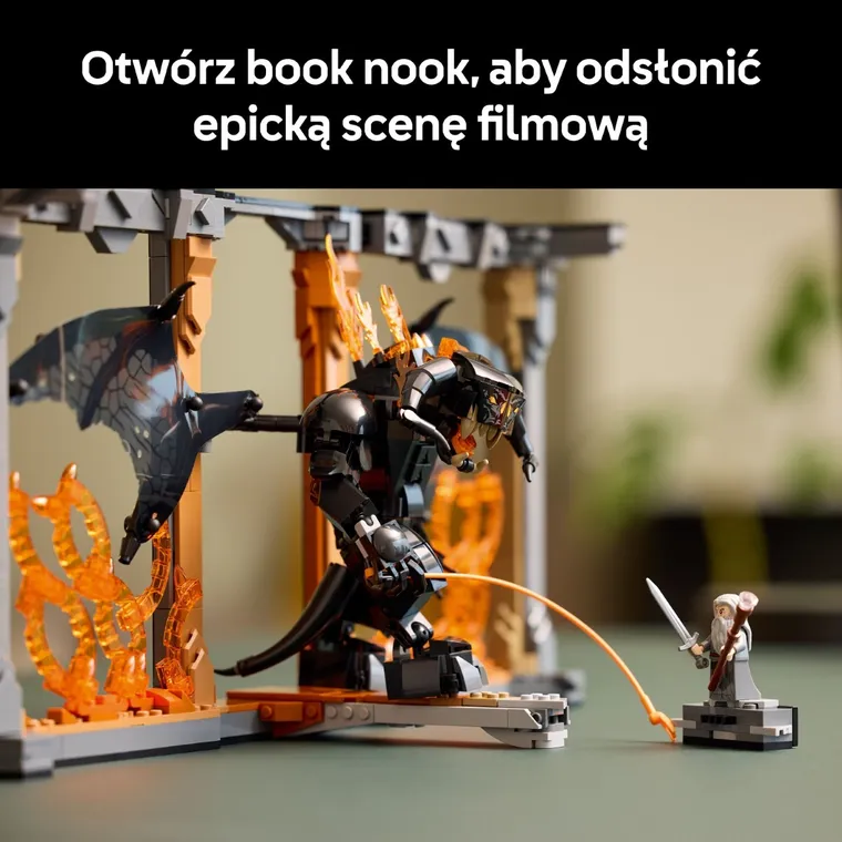 LEGO Icons, Władca pierścieni: Book nook z Balrogiem, 10367