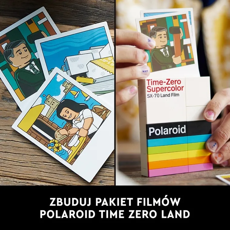 LEGO Ideas, Aparat Polaroid OneStep SX-70, 21345