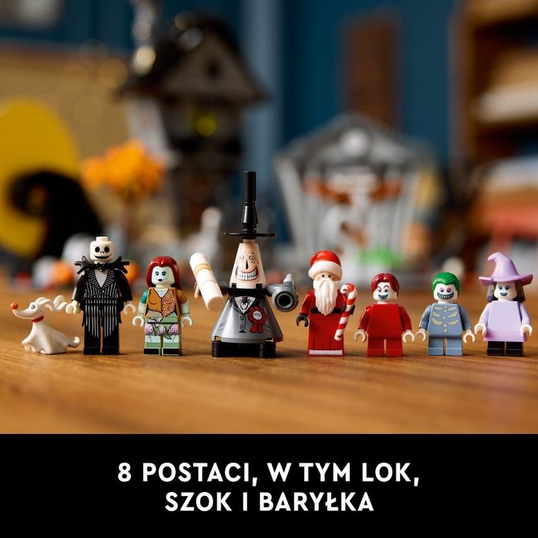LEGO Ideas, Disney: Miasteczko Halloween Tima Burtona, 21351