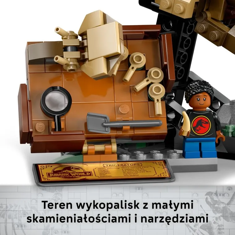 LEGO Jurassic World, Szkielety dinozaurów: czaszka triceratopsa, 76969