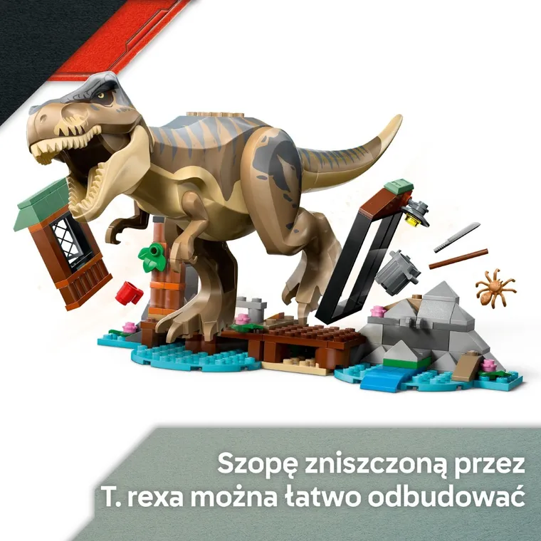 LEGO Jurassic World, Ucieczka rzeką przed tyranozaurem, 76975