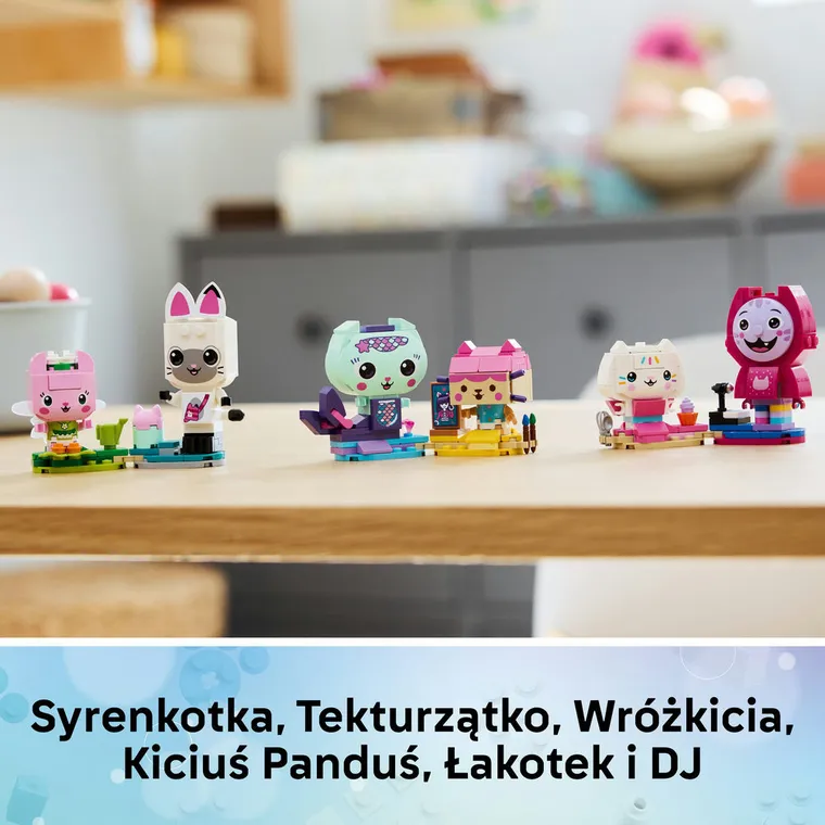 LEGO Koci domek Gabi, Koci przyjaciele Gabi z klocków, 11215