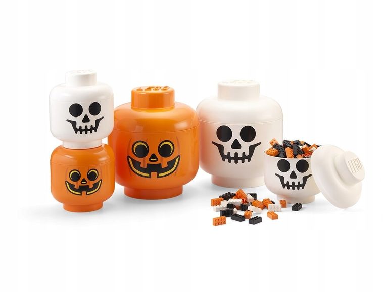 LEGO, mała głowa, pumpkin, pojemnik do przechowywania, rozmiar S, 2l