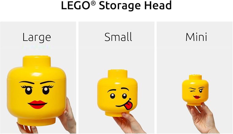 LEGO, mała głowa, pumpkin, pojemnik do przechowywania, rozmiar XS, 0,36l