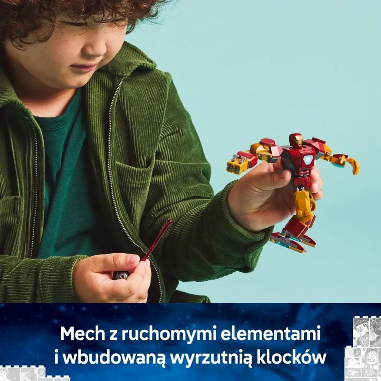 LEGO Marvel, Mech Iron Mana kontra Ultron, 76307