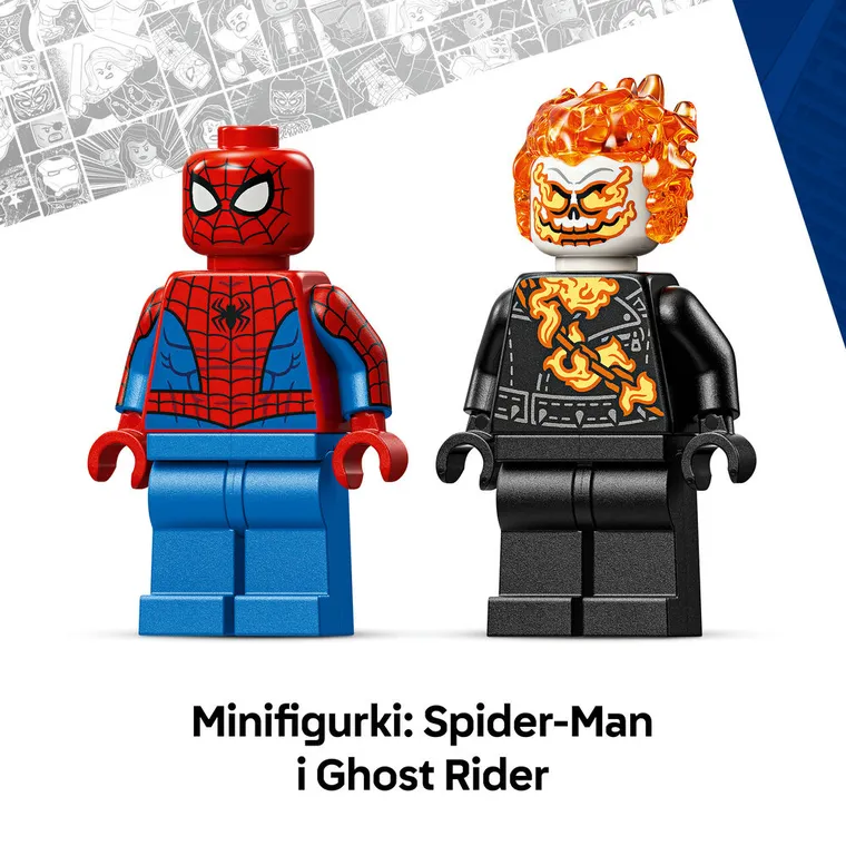 LEGO Marvel, Spider-Man kontra Ghost Rider na motocyklu, 76335