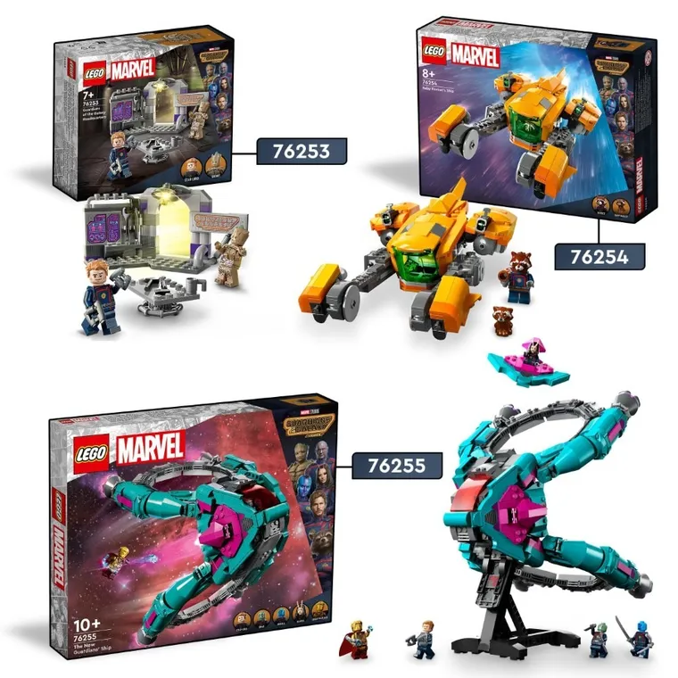 LEGO Marvel, Statek kosmiczny małego Rocketa, 76254