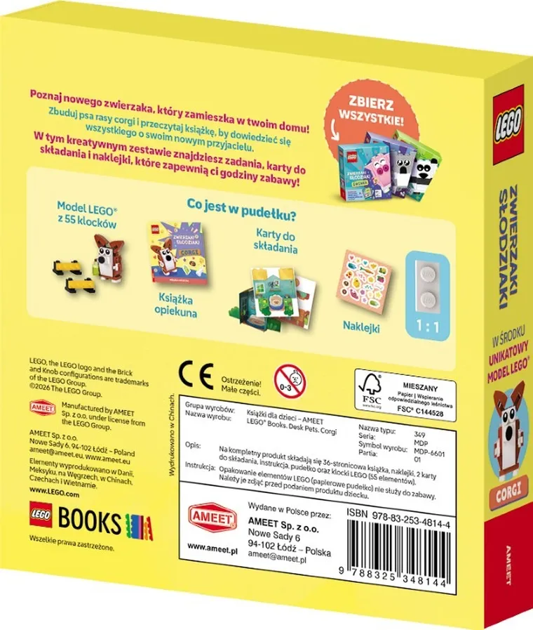 LEGO Master Brand. Zwierzaki Słodziaki + figurka Corgi