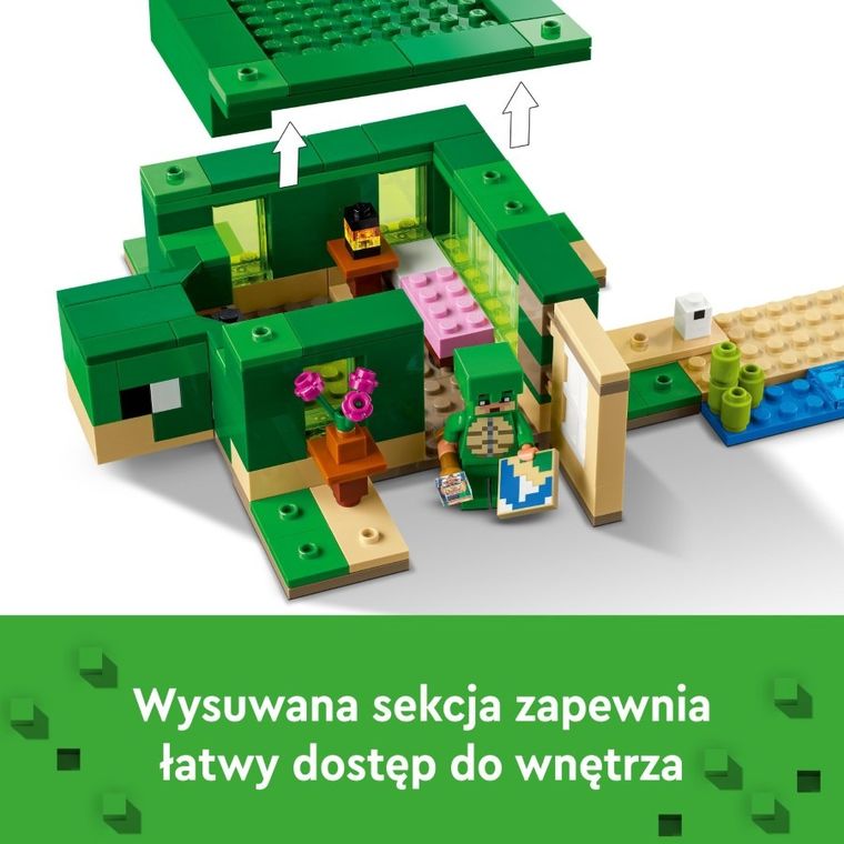 LEGO Minecraft, Domek na plaży żółwi, 21254