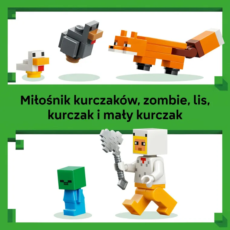 LEGO Minecraft, Farma kurczaków, 21585