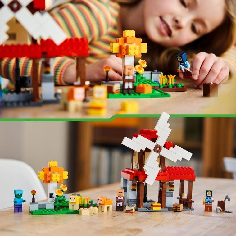 LEGO Minecraft, Farma z wiatrakiem, 21262