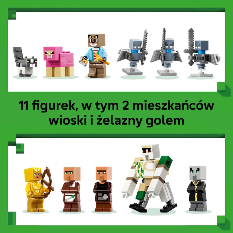 LEGO Minecraft, Najazd przywoływaczy na wioskę, 21596