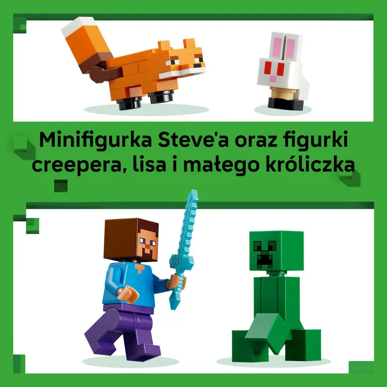 LEGO Minecraft, Przygoda Steve’a w tajdze, 21583