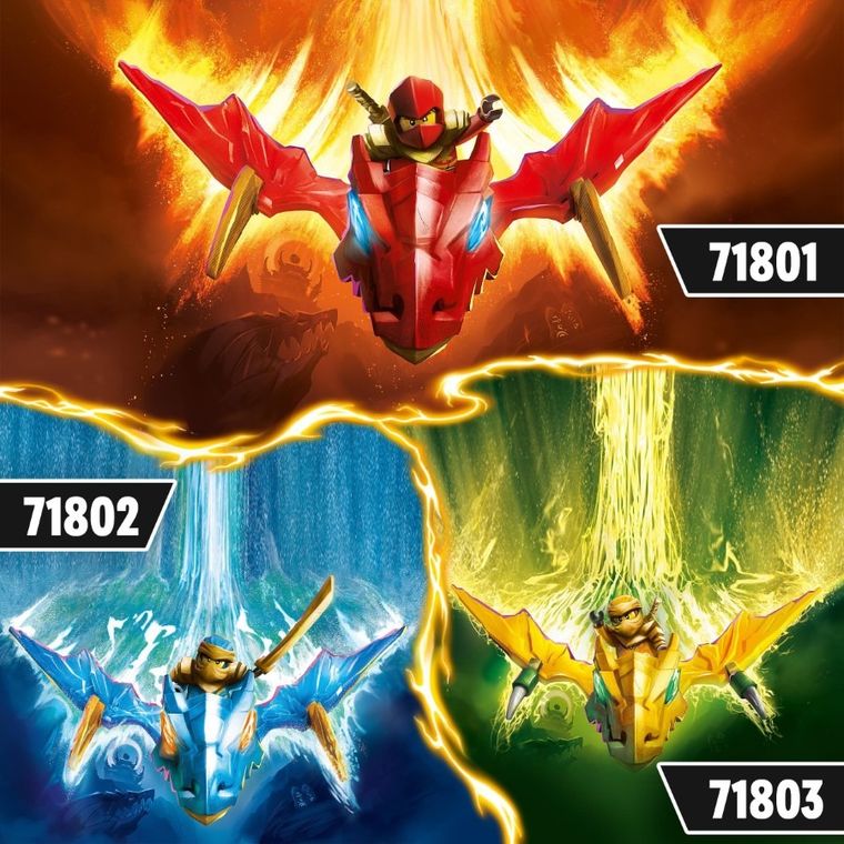 LEGO NINJAGO, Atak powstającego smoka Kaia, 71801