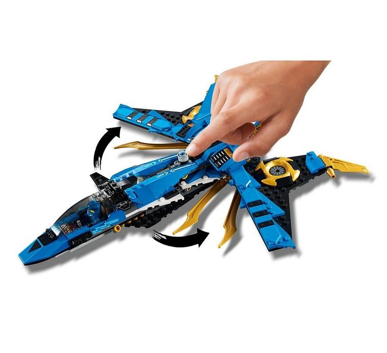 LEGO NINJAGO, Burzowy myśliwiec Jaya, 70668