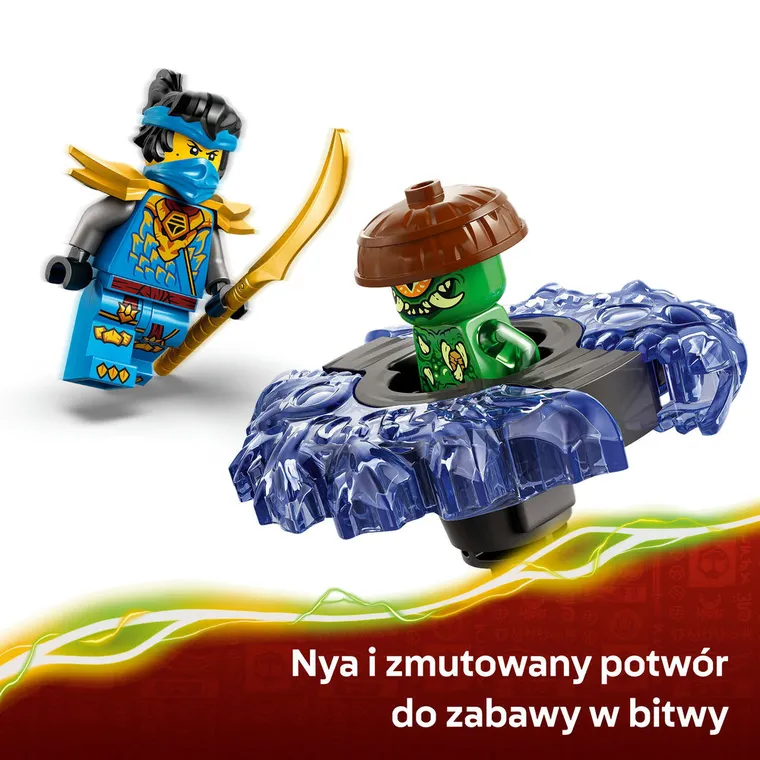 LEGO NINJAGO, Nya kontra zmutowany potwór na spinnerze, 71849