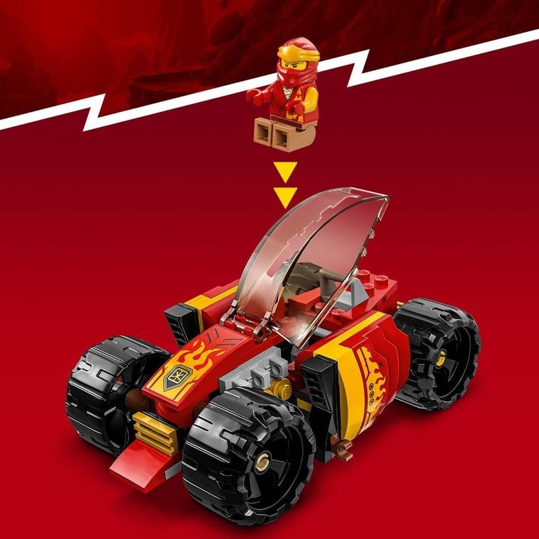 LEGO NINJAGO, Samochód wyścigowy ninja Kaia EVO, 71780