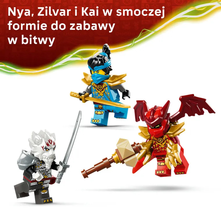 LEGO NINJAGO, Zilvar i smocza bestia Grimtak, 71863