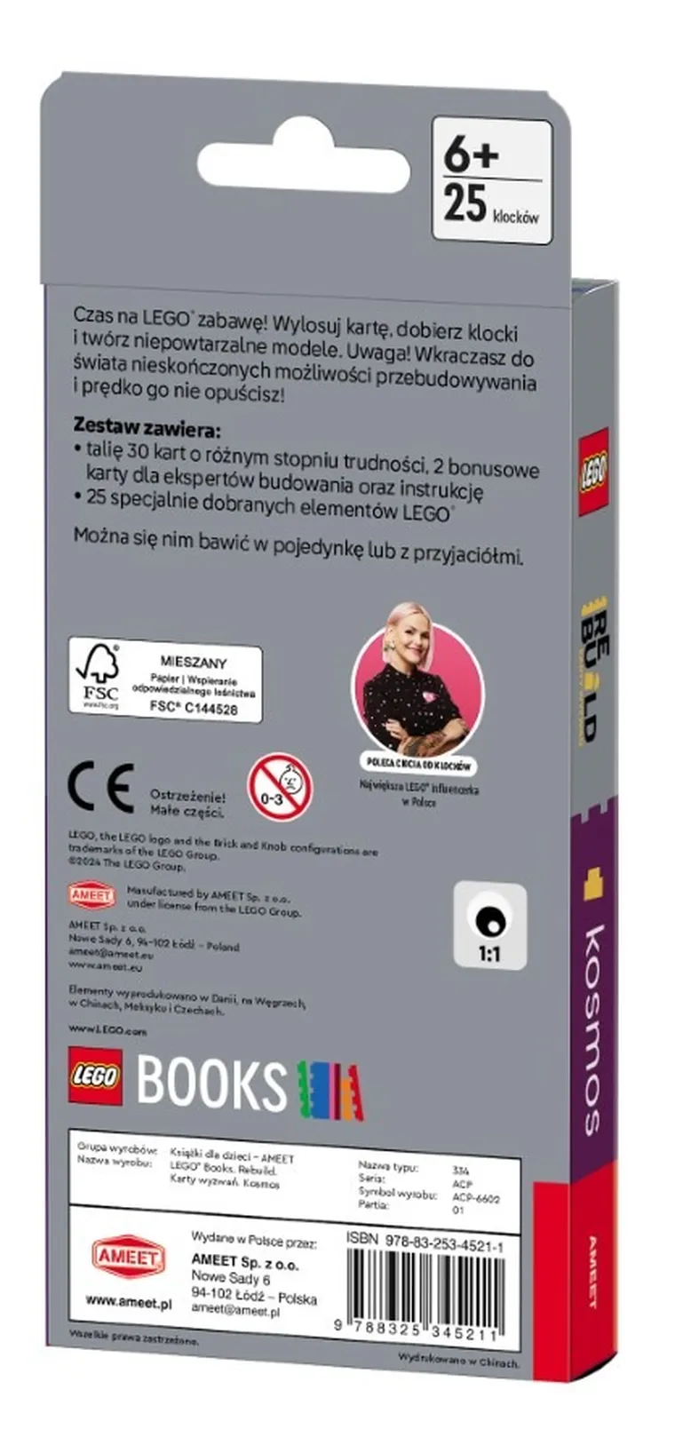 LEGO Recreate. Karty Wyzwań. Kosmos