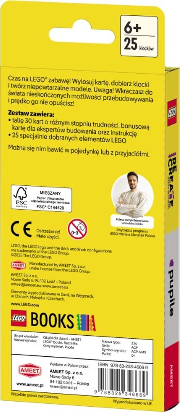 LEGO Recreate. Karty wyzwań. Pupile