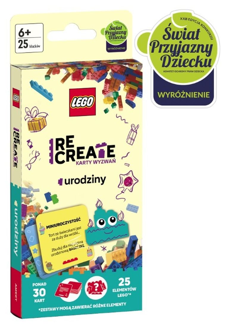 LEGO Recreate. Karty wyzwań. Urodziny