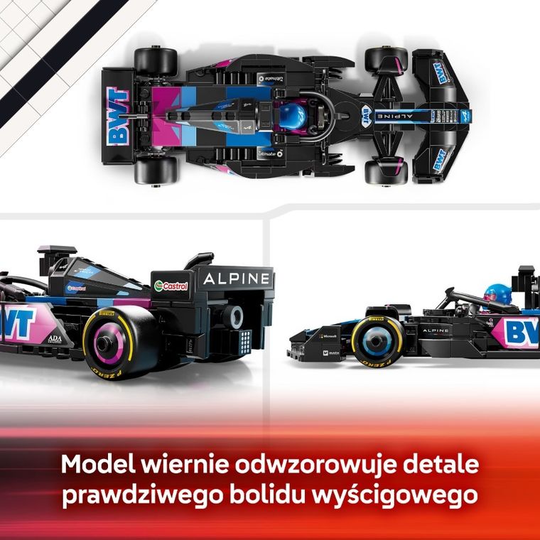 LEGO Speed Champions, Bolid F1 BWT Alpine Team A524, 77248