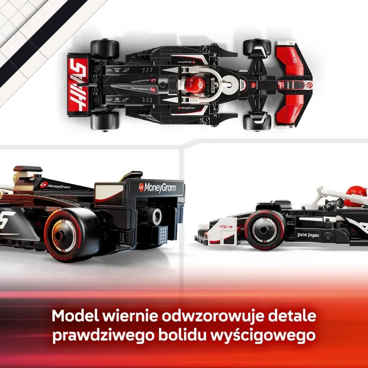 LEGO Speed Champions, Bolid F1 MoneyGram Haas Team VF-24, 77250