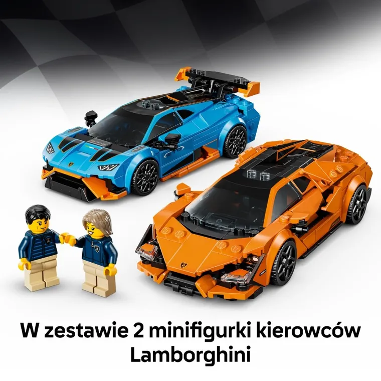 LEGO Speed Champions, Lamborghini Revuelto i Huracán STO, 77238