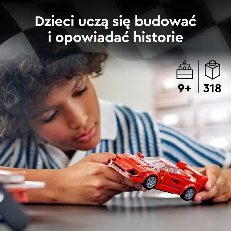 LEGO Speed Champions, Supersamochód Ferrari F40, 76934