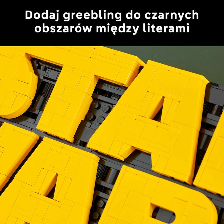 LEGO Star Wars, Logo Star Wars zbudowane z klocków, 75407