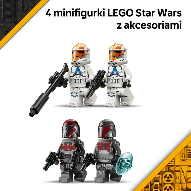 LEGO Star Wars, Oblężenie Mandalory - zestaw bitewny, 75449
