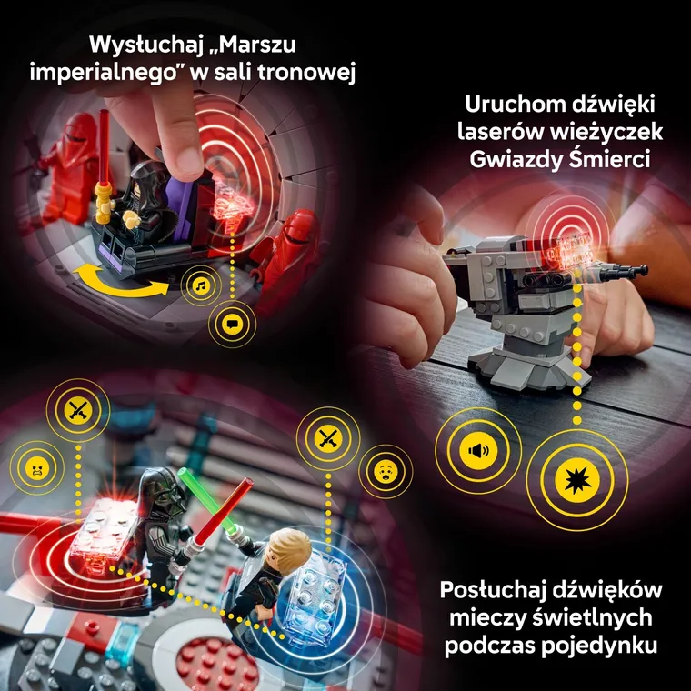 LEGO Star Wars, SMART Play: Pojedynek w sali tronowej i A-Wing, 75427