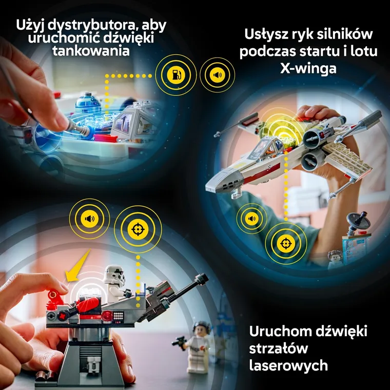 LEGO Star Wars, SMART Play: X-Wing Czerwona Piątka Luke’a, 75423