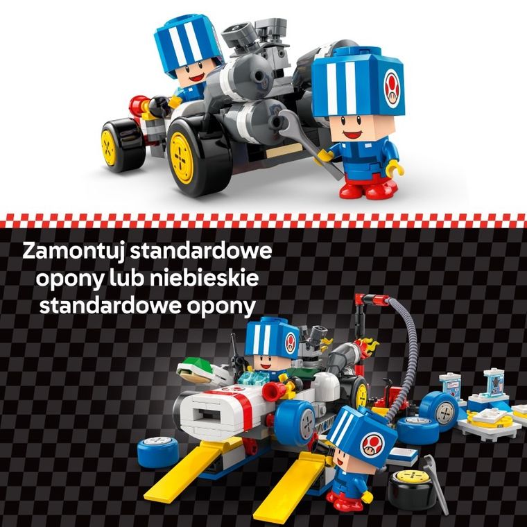 LEGO Super Mario, Mario Kart - Toad i jego garaż, 72035