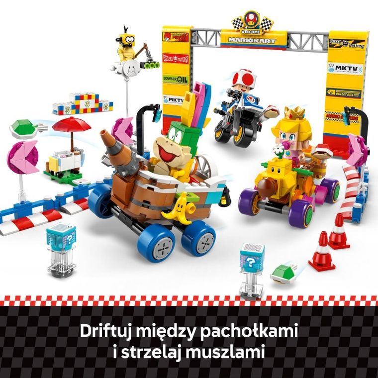 LEGO Super Mario, Mario Kart - Zestaw Baby Peach i Grand Prix, 72036