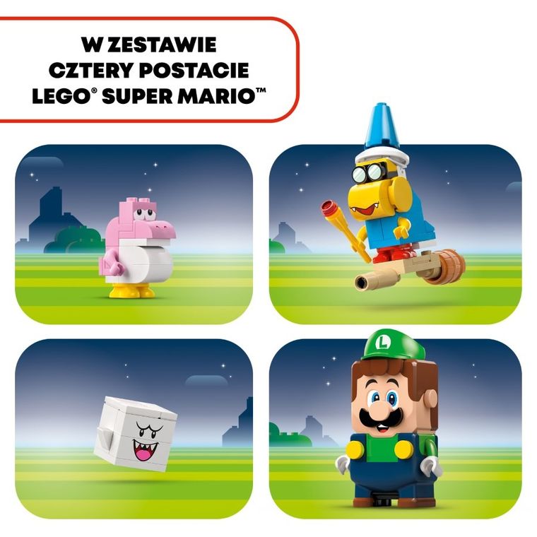 LEGO Super Mario, Przygody z interaktywną figurką LEGO Luigi, 71440