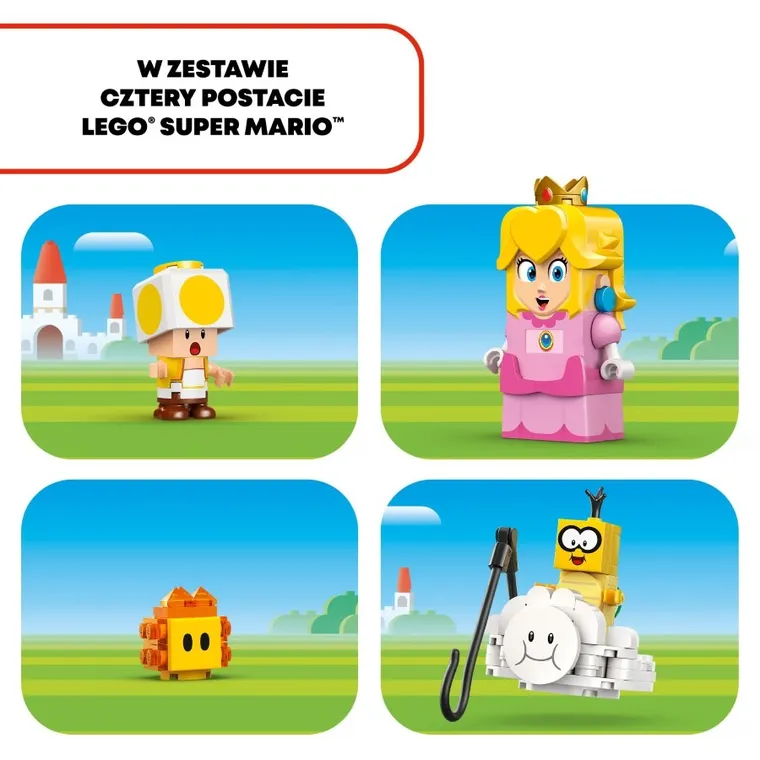 LEGO Super Mario, Przygody z interaktywną figurką LEGO Peach, 71441