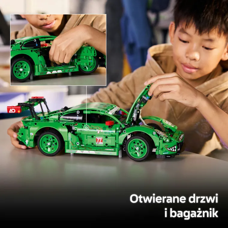 LEGO Technic, Samochód Porsche 911 GT3 R REXY AO Racing, 42224
