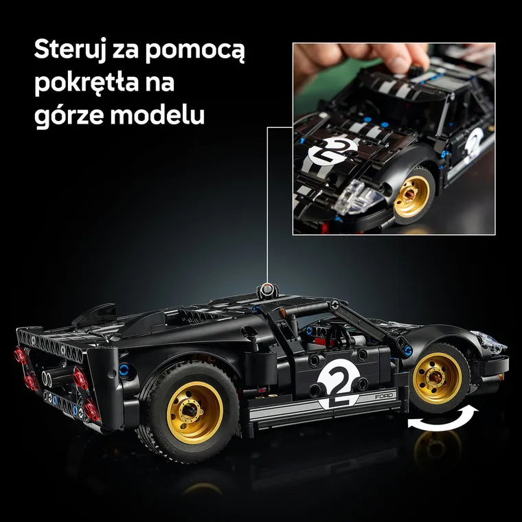 LEGO Technic, Samochód wyścigowy 1966 Ford GT40 MKII, 42223