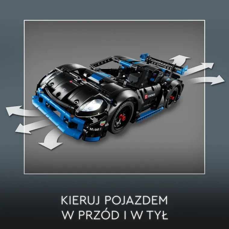 LEGO Technic, Samochód wyścigowy Porsche GT4 e-Performance, 42176