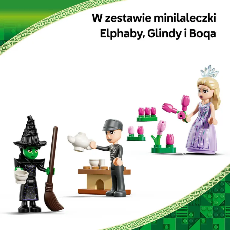 LEGO Wicked, Wizyta Glindy i Elphaby w Munchkinland, 75690