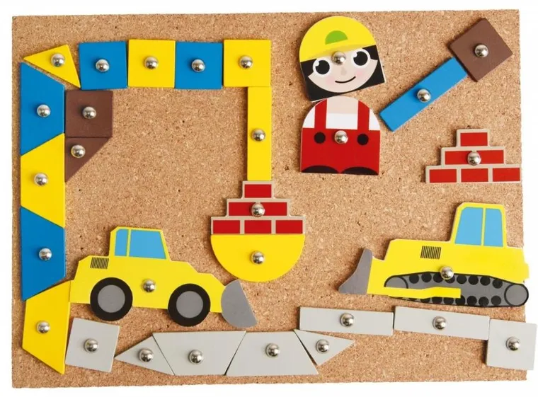 Lena, Przybijanka, zestaw kreatywny, budowlany