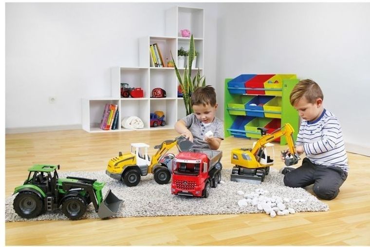 Lena, Worxx, traktor Deutz-Fahr Agrotron z łyżką, pojazd, 45 cm