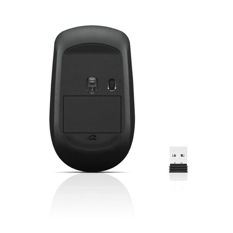 Lenovo, mysz optyczna, 400 Wireless Mouse GY50R91293, 1200 DPI, czarny