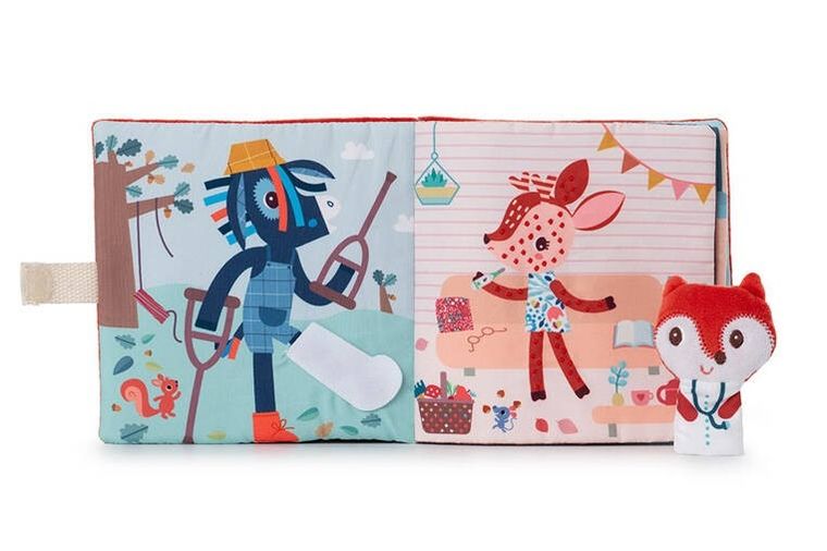 Lilliputiens, Doktor Lisiczka Alice, książeczka aktywizująca z mini-pacynką, 12m+