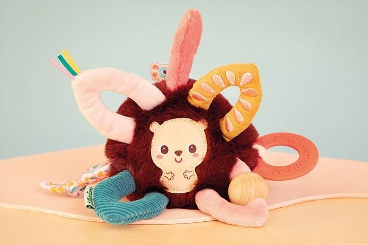 Lilliputiens, Jeżyk Leon, piłeczka aktywizująca, wielofunkcyjna, 3m+