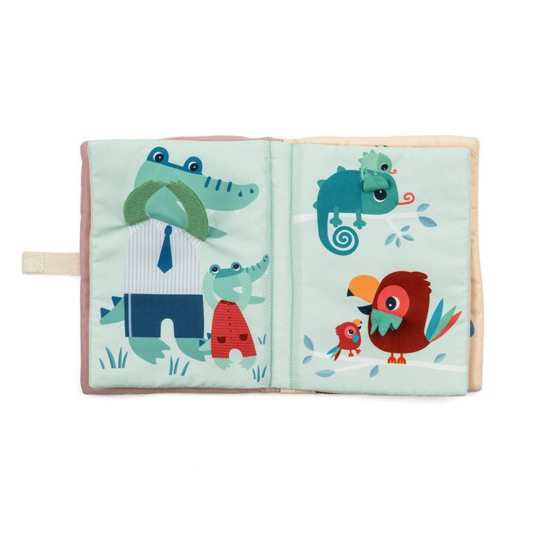 Lilliputiens, Lew Jack, "A kuku", miękka książeczka aktywizująca, 9m+